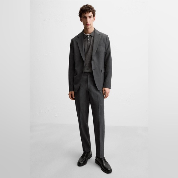 (P5) NWT Zara Black Men's Oxfords, Size 41/8 USA - Picture 13 of 13